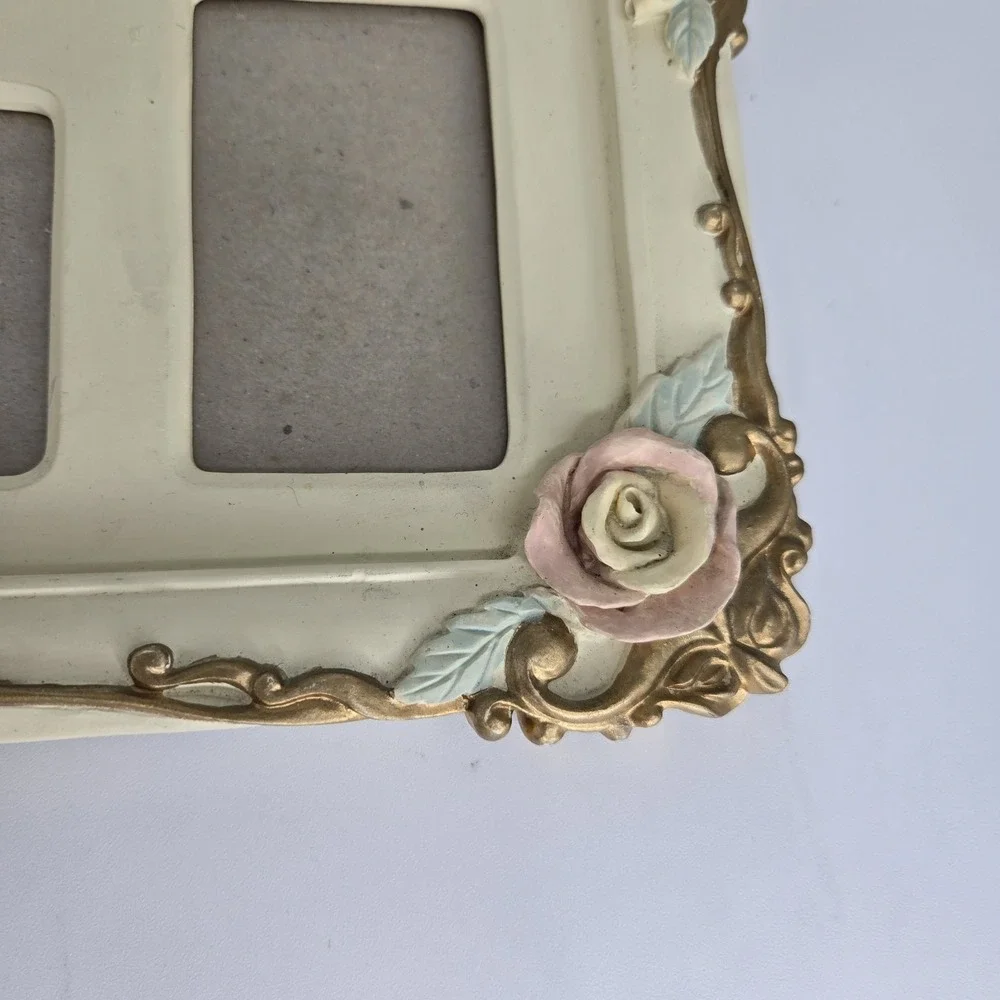 Coquette Shabby Chic 12x10 Multi Photo Frame Romancecore Baroque Rose Victorian